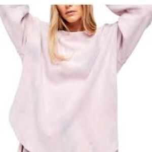 Free People Someday Sweat Tie-Dye Print Sweater